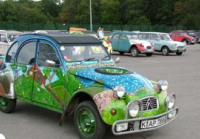 Citroen 2CV deco campagnarde